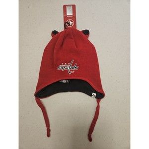 Washington Capitals NWT NHL Beanie Hockey Winter Hat Little Monster With Ears